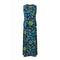 1960s Psychedelic Paisley Print Velvet Maxi Skirt and Top Ensemble