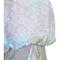 1960s Quad Pastel Mediaeval Style Angel Sleeve Maxi Dress