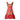 1960s Ruffle Tiered Orange and Pink Watercolour Floral Print Dress