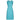 ARCHIVE - 1960s Turquoise Linen Mod Dress With Beaded Collar