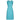 1960s Turquoise Linen Mod Dress With Beaded Collar