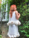 ARCHIVE - 1960s Christian Dior Demi Couture Ivory Organza Dress & Jacket