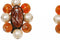 1960s Christian Dior Pearl and Amber Earrings