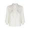 ARCHIVE - 1960s Chinese Cream Silk Embroidered Blouse