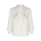 ARCHIVE - 1960s Chinese Cream Silk Embroidered Blouse