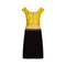 1960s Eliane Montigny French Couture Velvet and Silk Dress