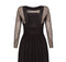 1960s Helena Barbieri Black Silk Chiffon Dress-CIRCA VINTAGE LONDON