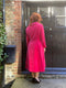 1960s Norman Hartnell Couture Shocking Pink Velvet Coat