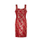 ARCHIVE: 1960s Red and Gold Brocade Shift Dress