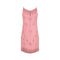 1960s Robert Dorland Pink Sequin and Beaded Mini Dress