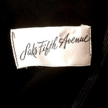 ARCHIVE - 1960s Saks 5th Avenue Black Baby Doll Dress