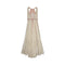 1960s Sarmi of New York Silk Chiffon and Beaded Dress