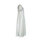 1960s Pale Green Silk Gazar Embellished Couture Dress