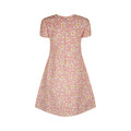 1960s A-Line Daisy Print Pink Dress
