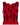 1970 Jo Copeland for Lisa Meril Red Silk Tassel Dress