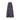 ARCHIVE - 1970s Adolfo Blue and Pink Embroidered Velvet Maxi Skirt