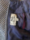 ARCHIVE - 1970s Celine Navy and Cream Cheque Box Pleat Skirt
