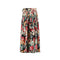 1980s Christian Aujard Floral Cotton Country Print Skirt