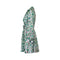 ARCHIVE - 1970s Colourful Floral and Silver Lame Shirtwaister Dress