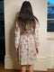 1970s Floral Print Cheesecloth Dress