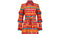1970s Floral Striped Shirtwaister Maxi Dress