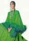 1970s Guy Laroche Couture Coral Red Feather Dress