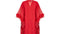 1970s Guy Laroche Couture Coral Red Feather Dress
