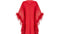 1970s Guy Laroche Couture Coral Red Feather Dress