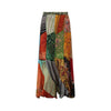 1970s Original Vintage Indian Silk Patchwork Skirt
