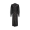 1970s Janice Wainwright Jersey and Burnout Velvet Flapper Dress