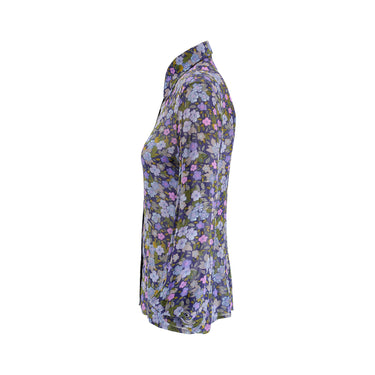 ARCHIVE - 1970s Jeff Banks Floral Dagger Collar Blouse