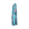 1970s John Neville Turquoise Paisley Print Maxi Dress