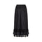 1970s Karl Lagerfield for Chloe Black Victoriana Silk Lace Skirt