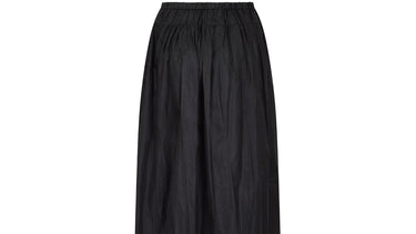 1970s Karl Lagerfeld for Chloe Black Victoriana Silk Lace Skirt