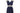 1970s French Couture Navy Jersey Embellished Grecian Dress
