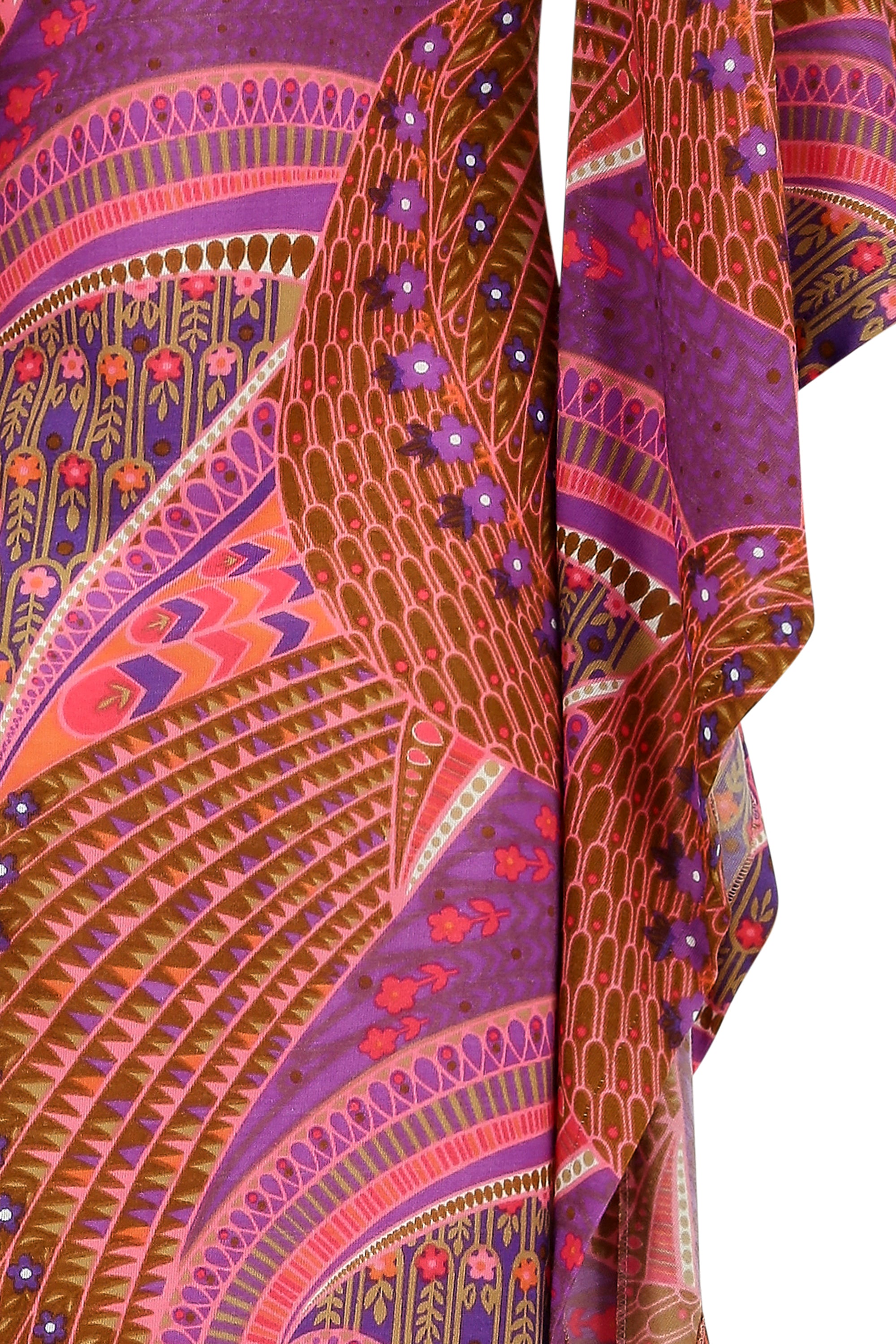 ARCHIVE - 1970s Psychedlic Angel Sleeve Dress