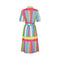 ARCHIVE - 1970s Ralph Colourful Jersey Print Dress with Belt