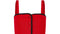 ARCHIVE - 1970s Yves Saint Laurent Red Faille Corset Top
