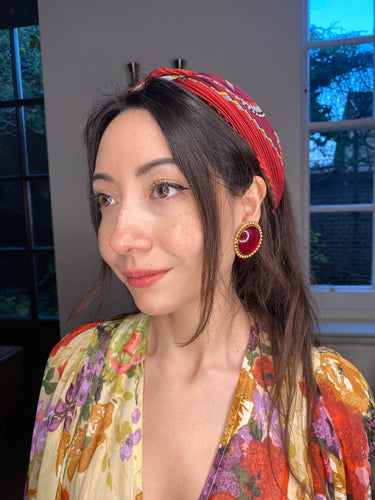 1970s Reissue ‘Washingtons Carriage” Hermes Pleated Silk Scarf