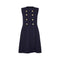 1970s Ted Lapidus Haute Couture Pinafore Dress