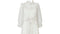 1970s Vera Mont White Georgette Maxi Dress