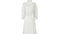 1970s Vera Mont White Georgette Maxi Dress