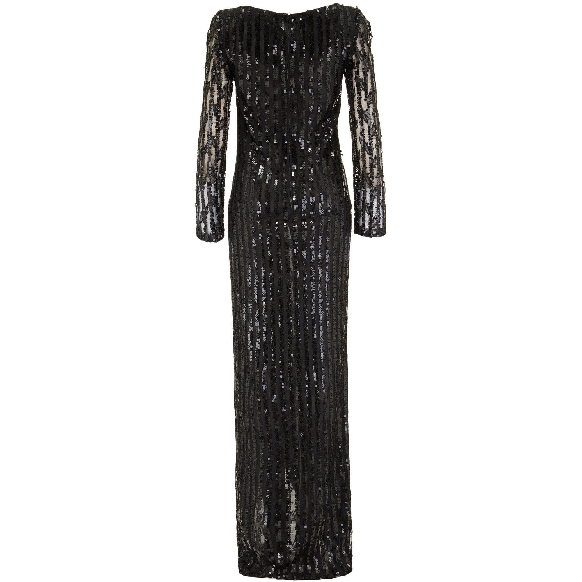 1970s Andre Laug Demi Couture Black Sequin Vintage Dress – CIRCA ...