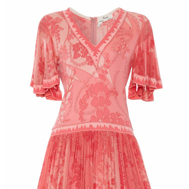 ARCHIVE - 1970’s Averardo Bessi Pink Silk Jersey and Chiffon Maxi Dress