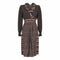 1970s Azzaro Boho Silk Floral Dress