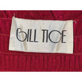 1970s Bill Tice Red Liquid Velvet Ruched Ruffle Maxi Dress