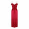 1970s Bill Tice Red Liquid Velvet Ruched Ruffle Maxi Dress