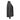 1970s Black Chiffon Ruffle Collar Blouse