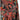 1970s Black Green and Orange Paisley Print Kaftan