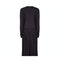 1970s Black Jersey Long Sleeve Maxi Dress